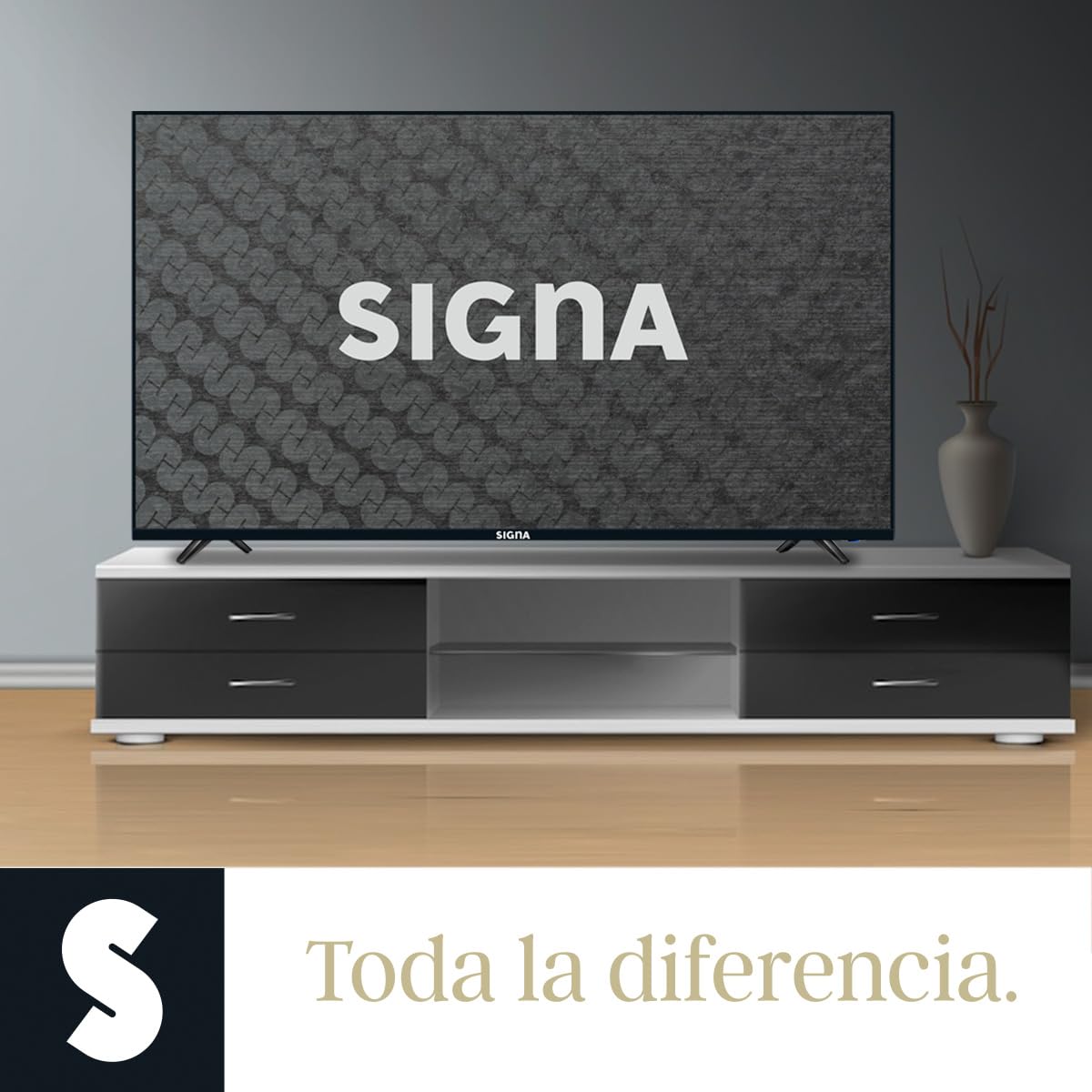 SELECTSHOP Signa Smart TV Pantalla 43” HD 1080P Android TV Pantalla Inteligente LED Dolby HD Compatible con App De Streaming TVHD Television Smart