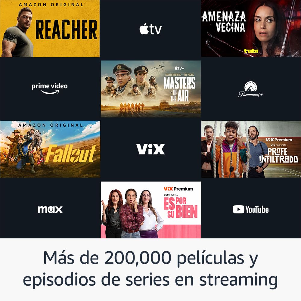 Amazon Fire TV Stick 4K (modelo más reciente), compatible con Wi-Fi 6, Dolby Vision/Atmos