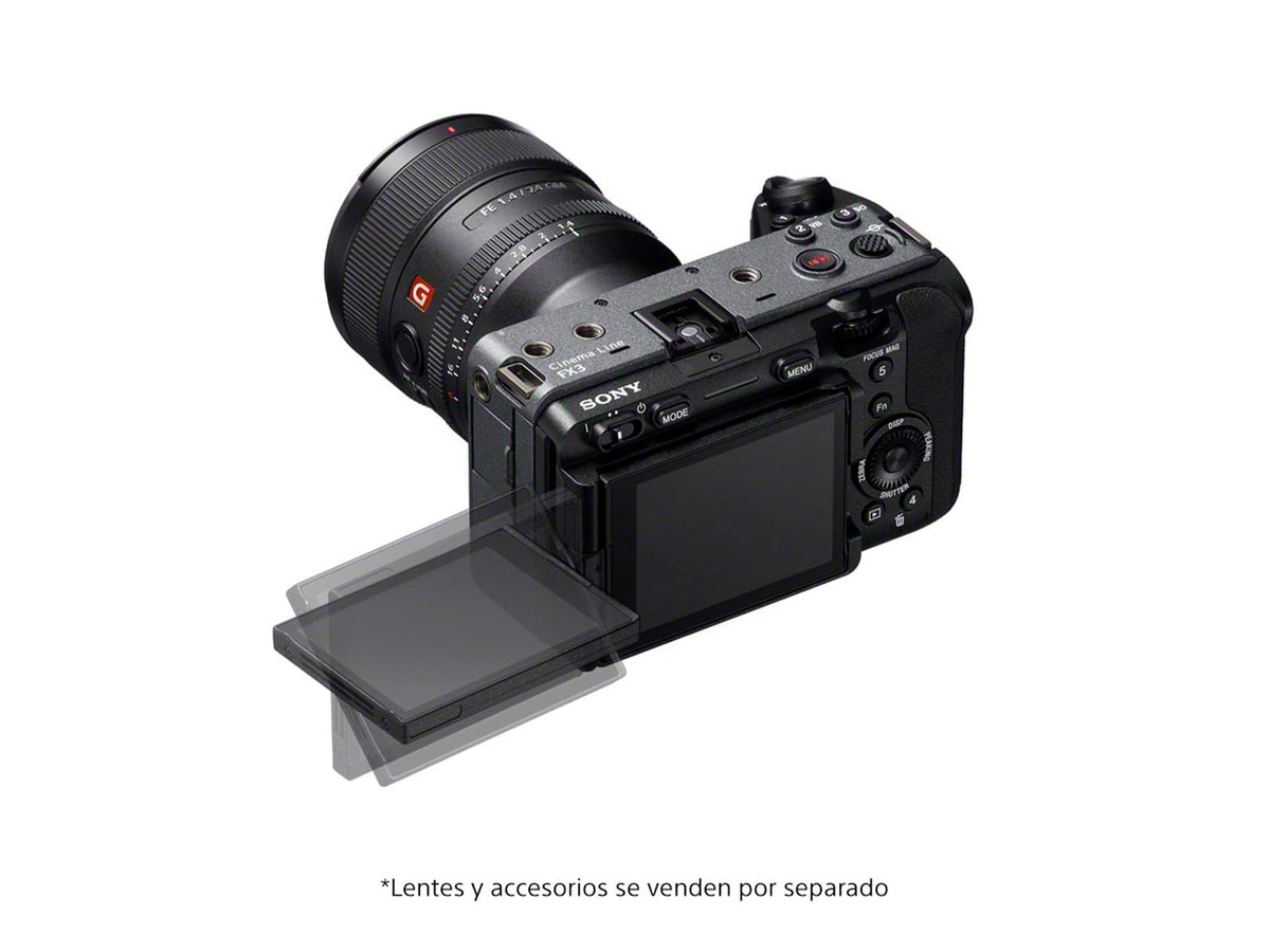 Sony Alpha Cámara Cinema Line Full Frame ILME-FX3 (Versión Nacional)