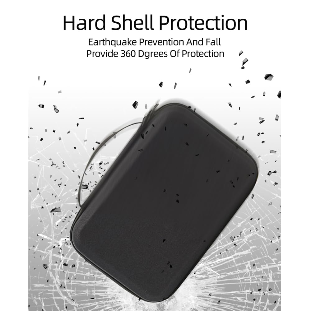 BeisDirect - Funda de transporte de viaje para DJI Neo Fly More Combo Accesorios, bolsa de almacenamiento portátil de EVA para DJI Neo, compatible con control remoto RC-N3, dos baterías, Hub de carga,