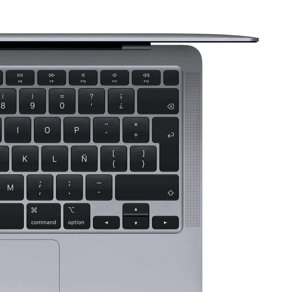Apple 2020 Laptop MacBook Air: Chip M1 de Apple, Pantalla Retina de 13 Pulgadas, 8 GB de RAM, Almacenamiento SSD de 256 GB, Teclado retroiluminado, cámara FaceTime HD y Touch ID - Gris Espacial