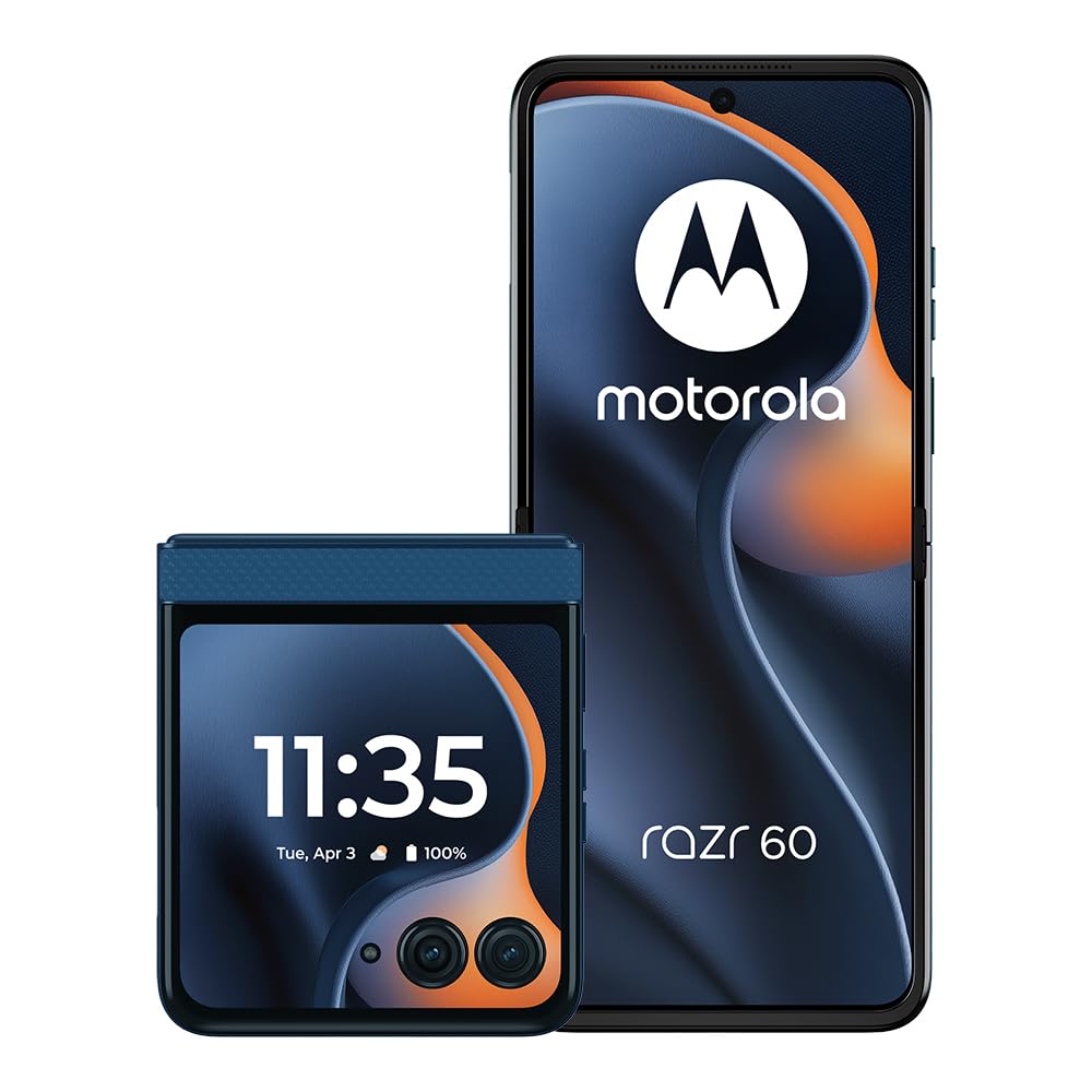 Motorola RAZR 60, (12GB RAM/512GB), 50MP, Celular Desbloqueado, Color Azul