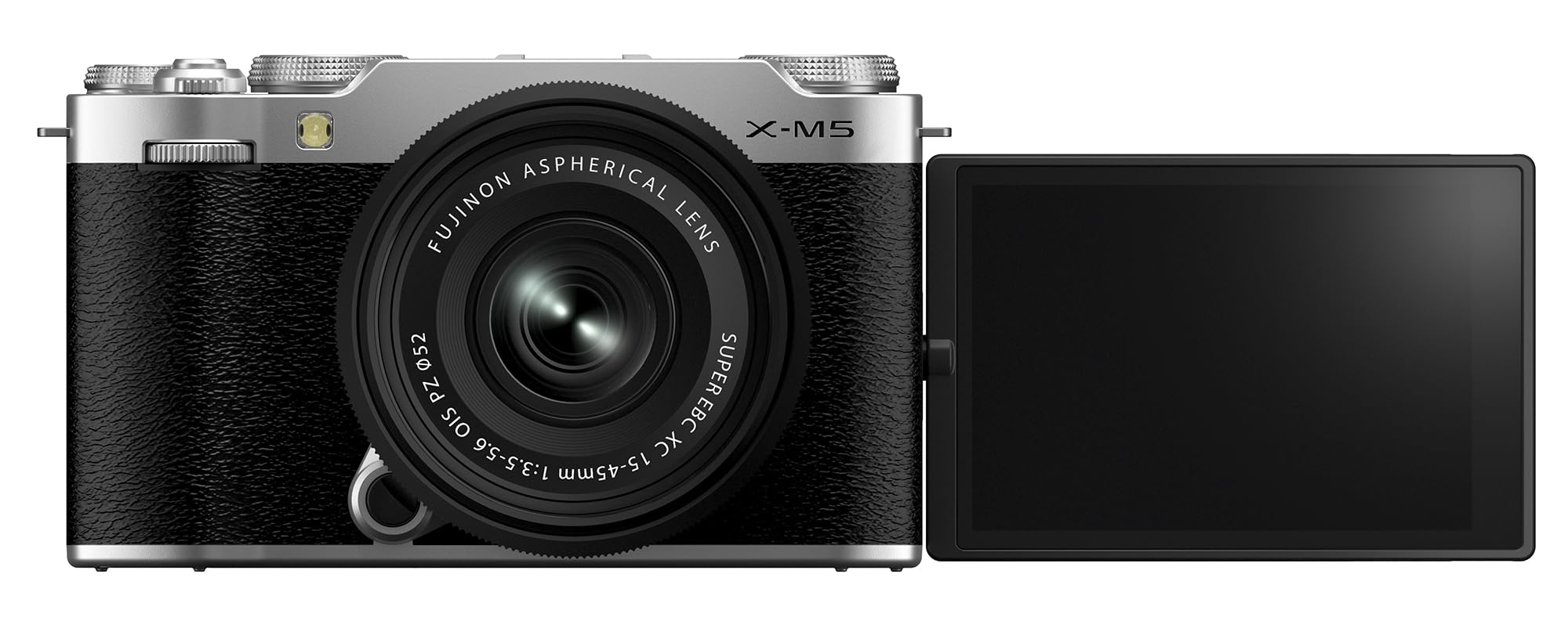 Fujifilm X-M5 Cámara Digital sin Espejo XC15-45mmF3.5-5.6 OIS PZ Kit de Lentes - Plata