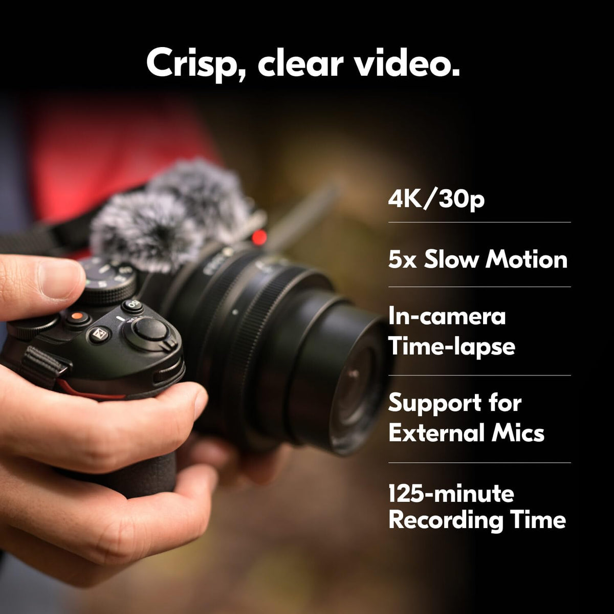 Nikon Cámara Z30 Kit WLK (16-50mm VR + 50-250mm VR)