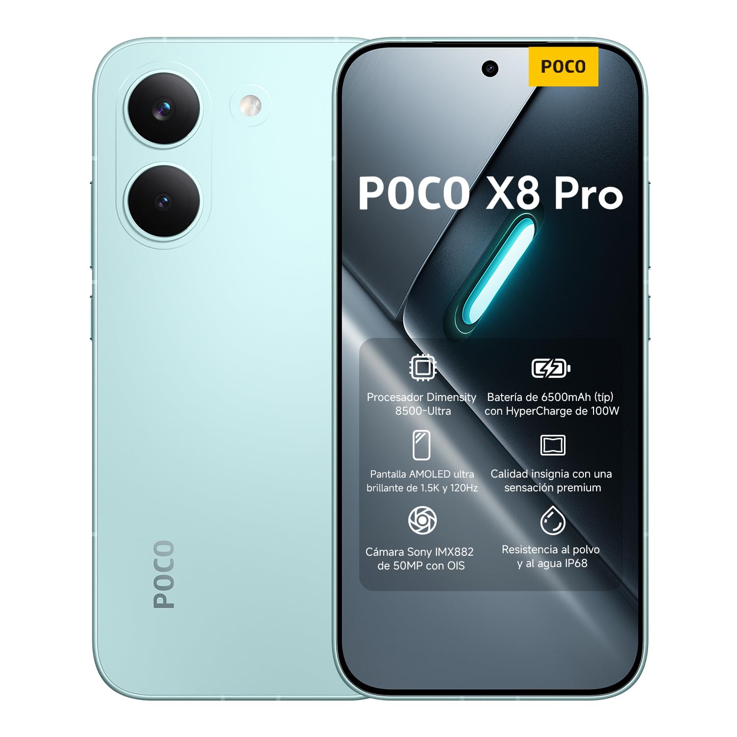 Xiaomi Poco X8 Pro Celular 8GB Ram+256gb Rom Verde C?mara de 50MP