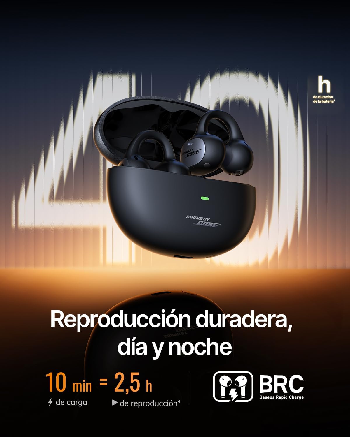 Baseus Inspire XC1 Audífonos Inalámbricos Open Ear, Sound by Bose