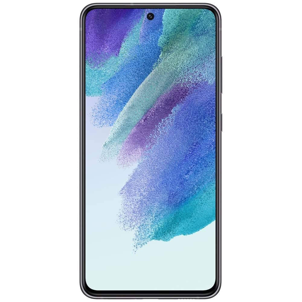 Samsung - Galaxy S21 FE Teléfono celular 5G, smartphone Android desbloqueado de fábrica, 128 GB, pantalla 120 Hz, cámara profesional, batería inteligente para todo el día, grafito (reacondicionado)