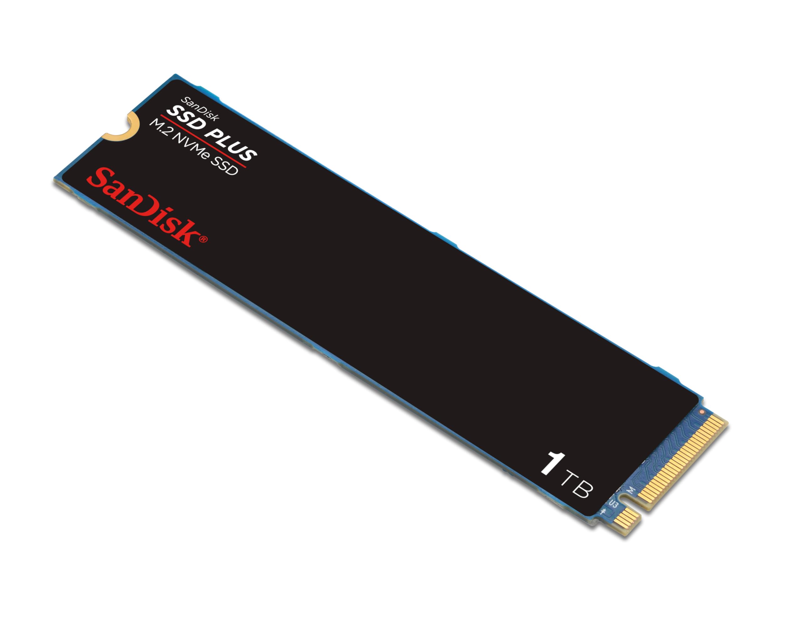 SanDisk 1TB SSD Plus M.2 NVMe SSD - PCIE Gen 3.0, Up to 3,200 MB/s - Internal Solid State Drive - SDSSDA3N-1T00-G26
