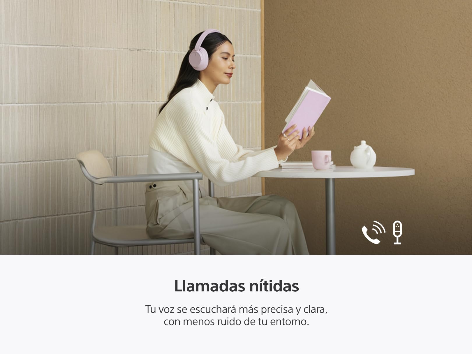 Sony Audífonos inalámbricos WH-CH720N con Noise Canceling, Rosa (Versión Nacional)
