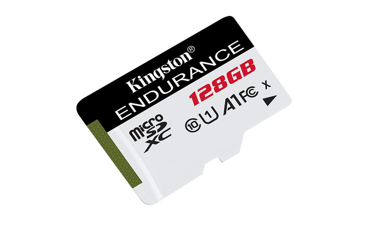 Kingston MicroSDHC Endurance 128GB (Sin Adaptador a SD) Clase 10, UHS-I, U1, A1 Lectura: 95MB/s y Escritura: 45MB/s (SDCE/128GB)