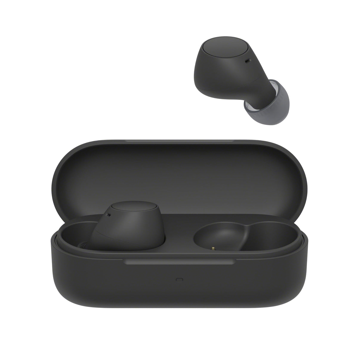 Sony WF-C510 Auriculares Bluetooth intrauditivos, hasta 22 Horas de batería, conexión multipunto, micrófono y Resistencia al Agua, Color Negro
