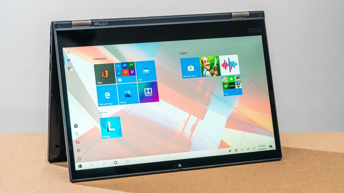 Lenovo L13 Yoga ThinkPad Computadora portátil, 13.3" Full HD con Pantalla táctil, Intel Core i5-10310, 16 GB RAM, 256 GB SSD, Lector de Huellas Dactilares, Stylus, HDMI, Windows 10 Pro (renovado)