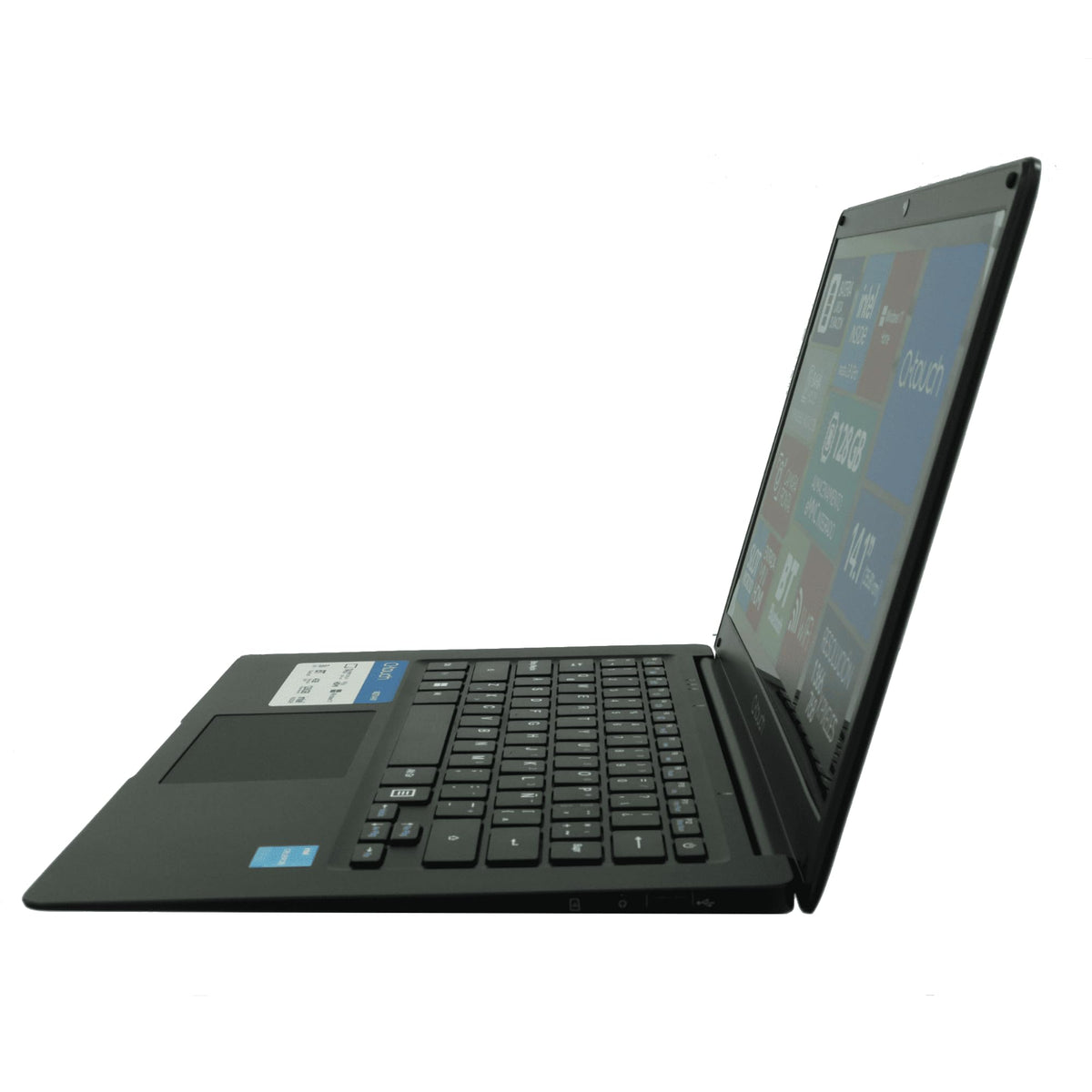 Q-touch Laptop NQT14-01, HD Intel Celeron N4020, 2.8 GHz, RAM 4 GB, 128 GB, Windows 11 Home, Negro