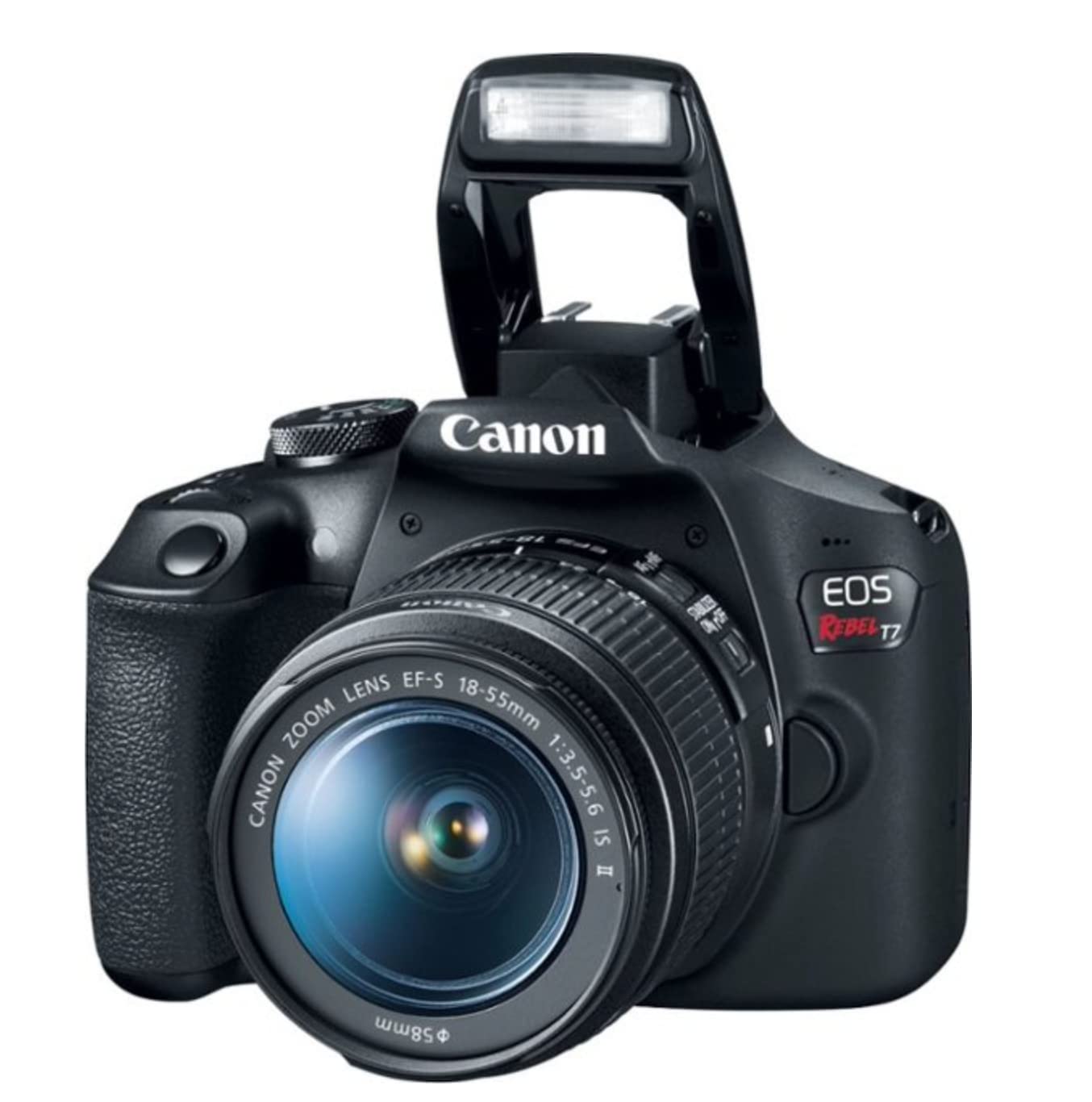 Canon EOS Rebel T7 Cámara DSLR | Kit de 2 Lentes con Lente EF18-55mm + EF 75-300mm, Negro