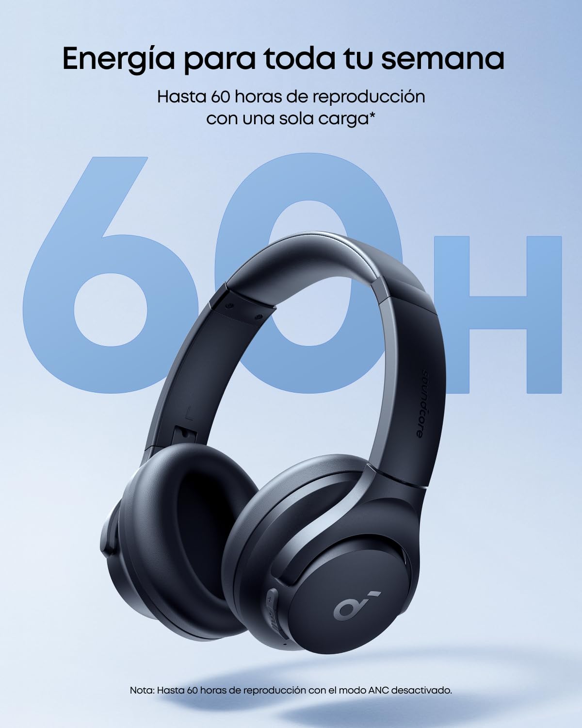 Soundcore by Anker Q20i Audífonos Inalámbricos Diadema - Negro