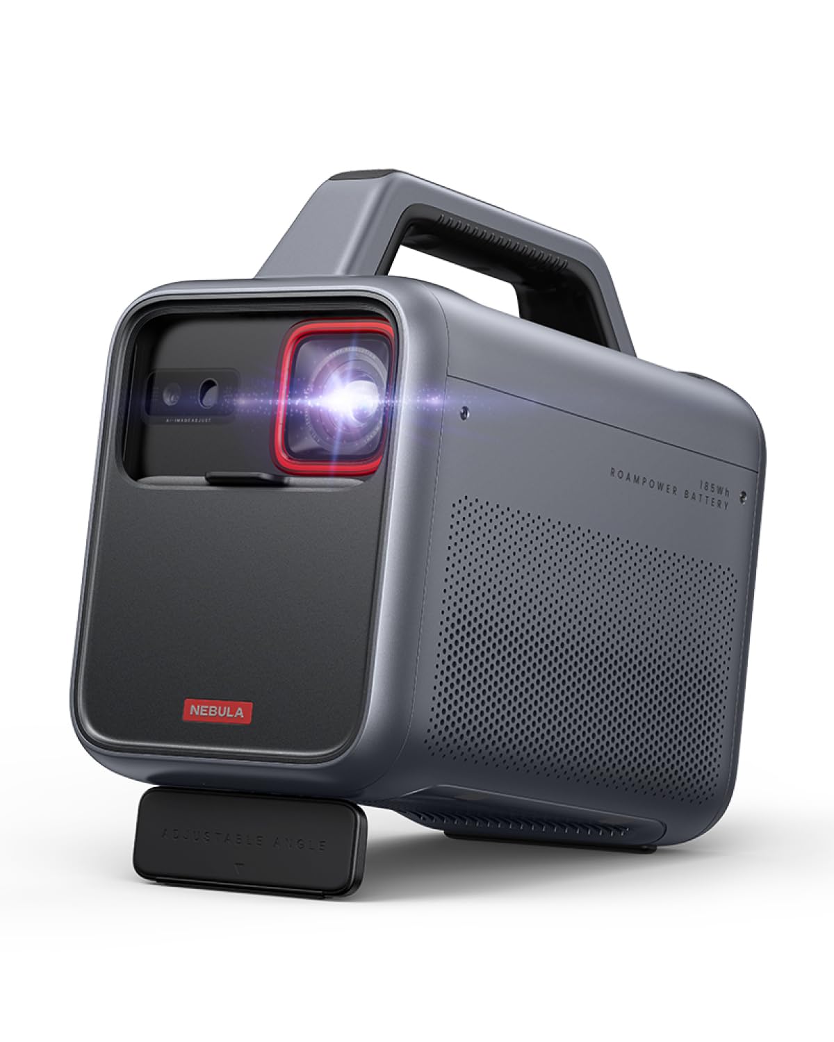Nebula Mars 3 Proyector portátil para Exteriores, 1000 lúmenes ANSI, Imagen impulsada por AI, batería integrada con Tiempo de reproducción de 5 Horas, Android TV, Cine en casa de 200 Pulgadas,