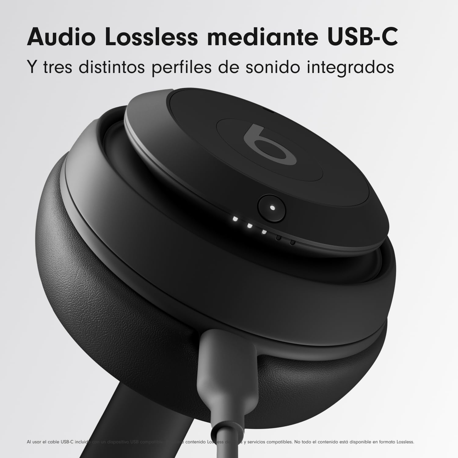 Beats Studio Pro - Audífonos Bluetooth inalámbricos con cancelación de Ruido - Audio Espacial Personalizado, Audio Lossless Mediante USB-C, compatibilidad con Apple y Android - Negro