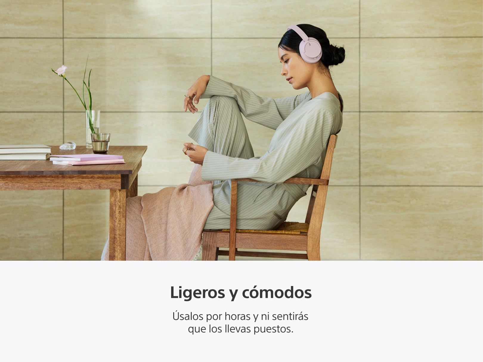 Sony Audífonos inalámbricos WH-CH720N con Noise Canceling, Rosa (Versión Nacional)