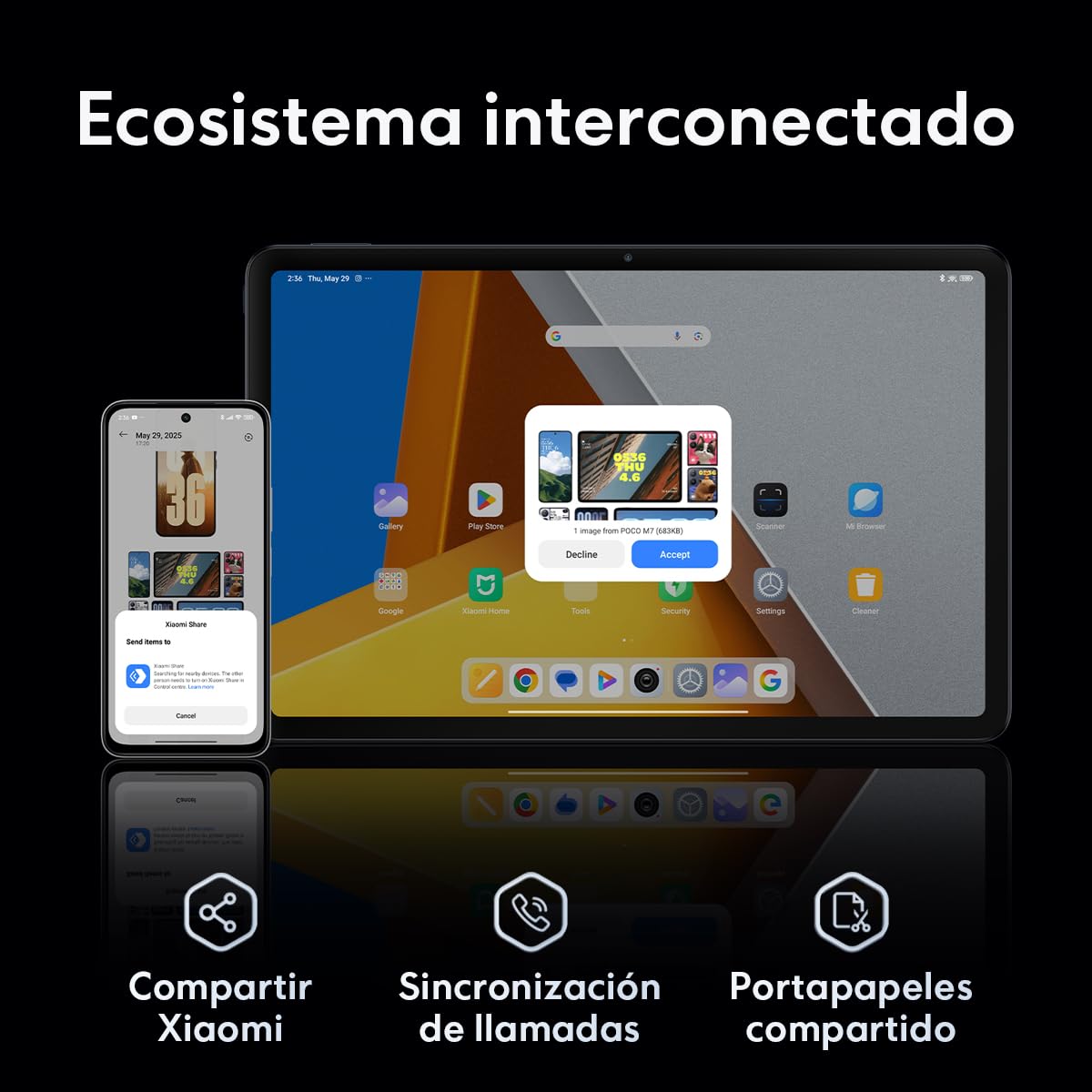 Xiaomi Celular POCO M7 Dual Sim 256 GB 8GB RAM (Plateado)