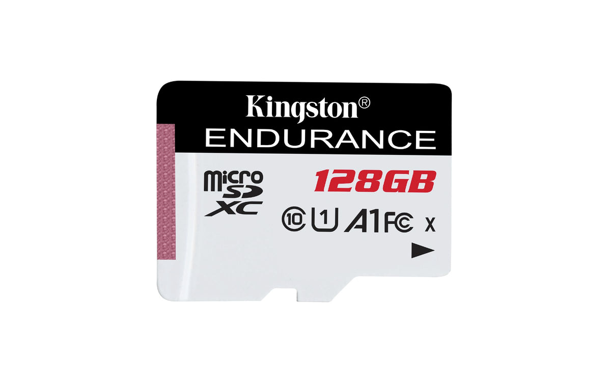 Kingston MicroSDHC Endurance 128GB (Sin Adaptador a SD) Clase 10, UHS-I, U1, A1 Lectura: 95MB/s y Escritura: 45MB/s (SDCE/128GB)