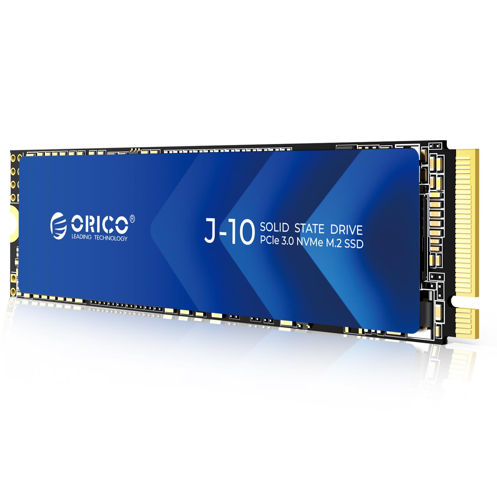 ORICO NVMe SSD 512GB M.2 con disipador térmico, PCIe Gen3x4 2280 Internal Solid State Drive, SLC Cache 3D NAND, hasta 3100MB/s, Compatible con portátiles y PC de sobremesa-J10