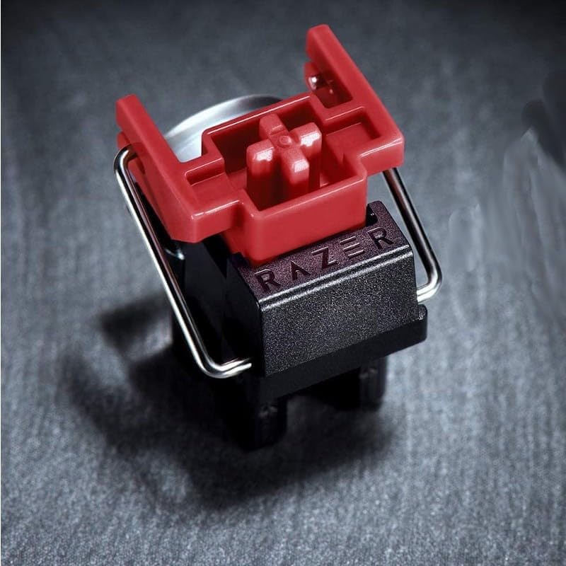 Razer Teclado Mecanico RGB Huntsman Mini Edición Especial - 24 Teclas, Alámbrico, QWERTY, Aluminio, Tamaño al 60% , Tipo C Desmontable, Chroma RGB para Pc Gamer, Teclado Gamer Blanco Reacondicionado