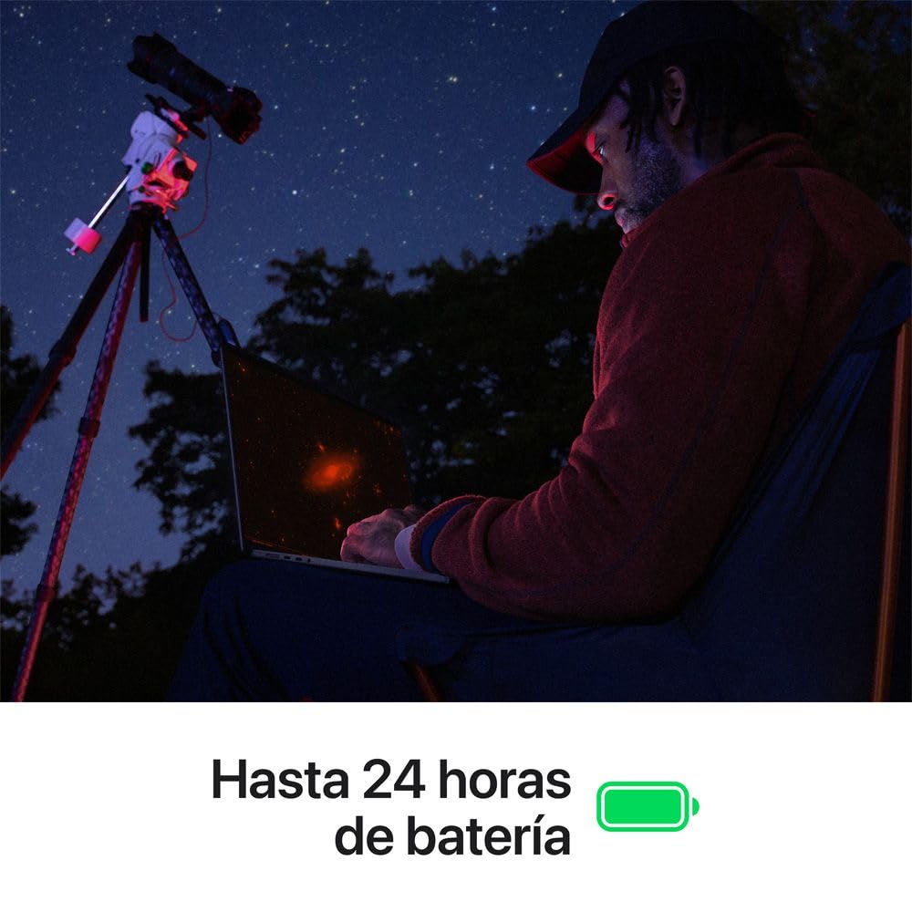 Apple 2026 MacBook Pro (de 16 Pulgadas, Chip M5 Pro de Apple con CPU de 18 núcleos y GPU de 20 núcleos, 24GB Memoria unificada, 1 TB) - Negro Espacial