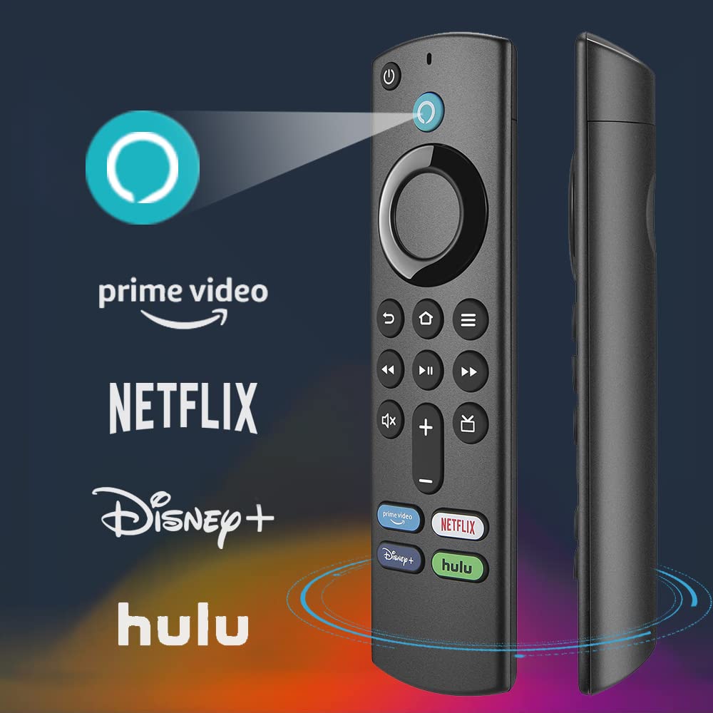 ANKIMI Control Remoto Compatible con F-Stick 4k Lite Cube TV (3rd generación) (V6)