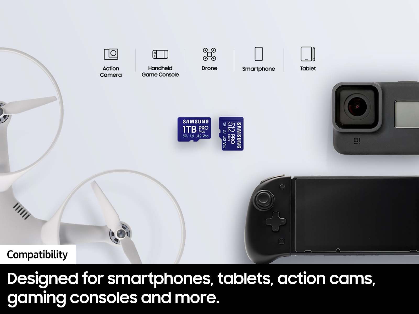 SAMSUNG Pro Plus Tarjeta de Memoria microSD + Adaptador, 256GB microSDXC, hasta 180 MB/s, Full HD y 4K UHD, UHS I, C10, U3, V30, A2, para teléfonos Inteligentes Android, tabletas, GoPRO y dji Drone