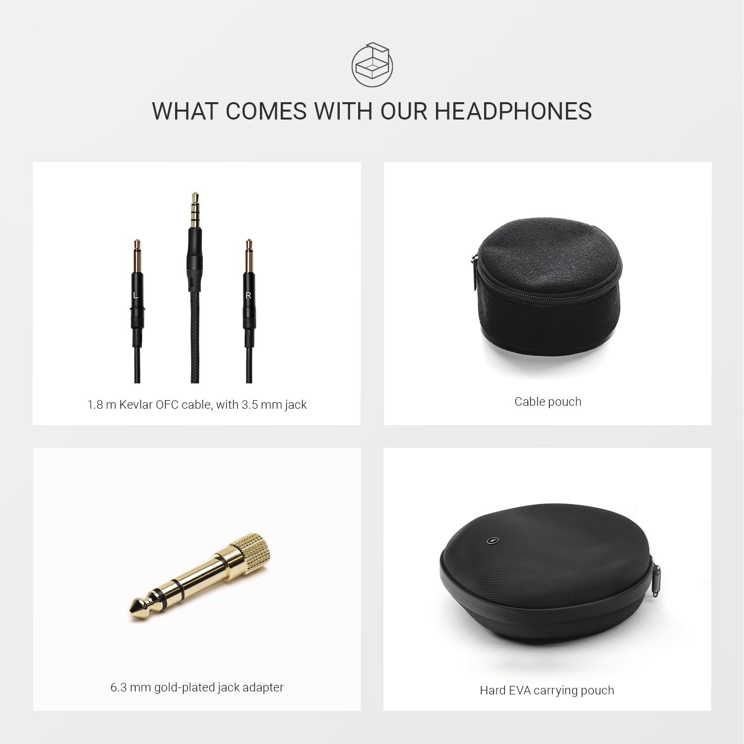 MEZE Audio 105 AER | Auriculares con Cable sobre la Oreja Ligeros audiófilos Abiertos | Controladores dinámicos de 50 mm | Baja impedancia 42 ohmios | Cables y Bolsa de Transporte incluidos (Negro)