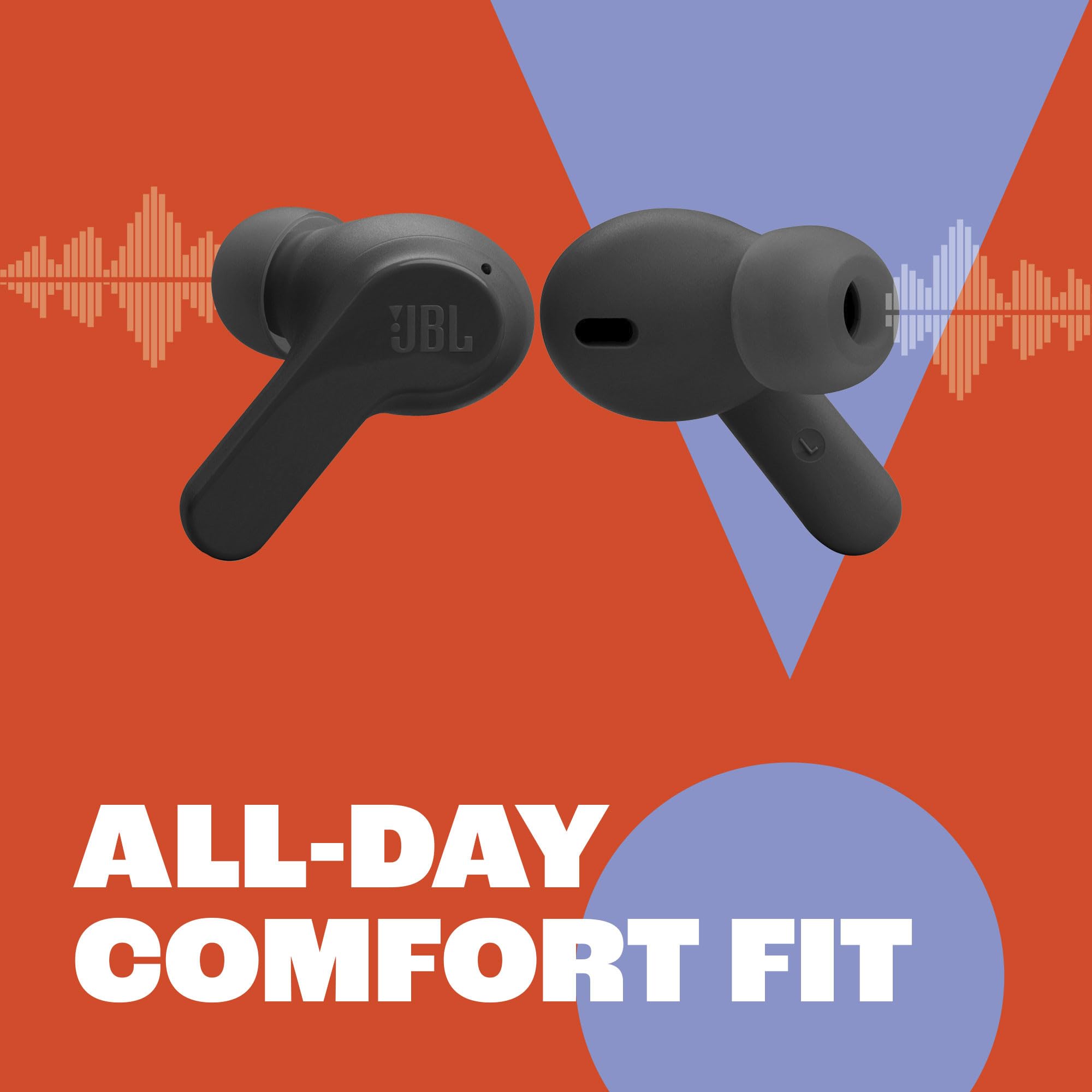 JBL Wave Beam Auriculares True Wireless Stereo (TWS) Intra auditivo Llamadas/Música/Deportes/Diario Bluetooth Negro