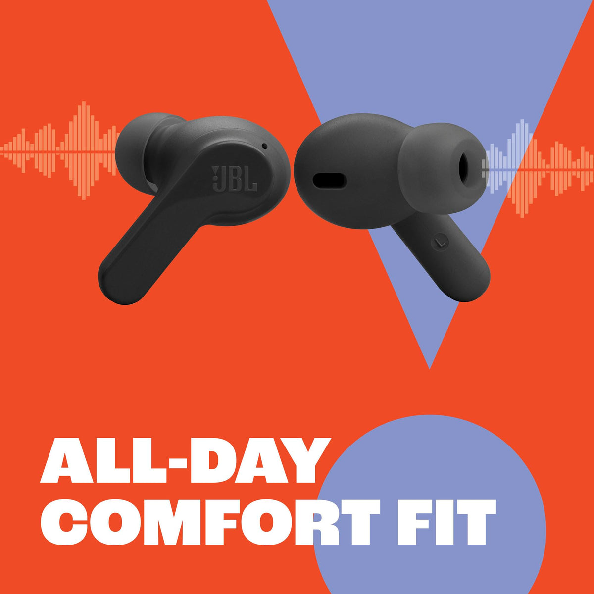 JBL Wave Beam Auriculares True Wireless Stereo (TWS) Intra auditivo Llamadas/Música/Deportes/Diario Bluetooth Negro