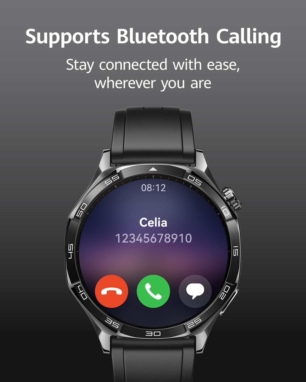 Huawei Watch GT 5 46mm Smartwatch (GPS), hasta 14 Días de BaterÍa, Nueva Experiencia de Carrera y Bicicleta, Sharp-Edged Design, Seguimiento de la Salud, Compatible con iOS y Android, Negro Mate