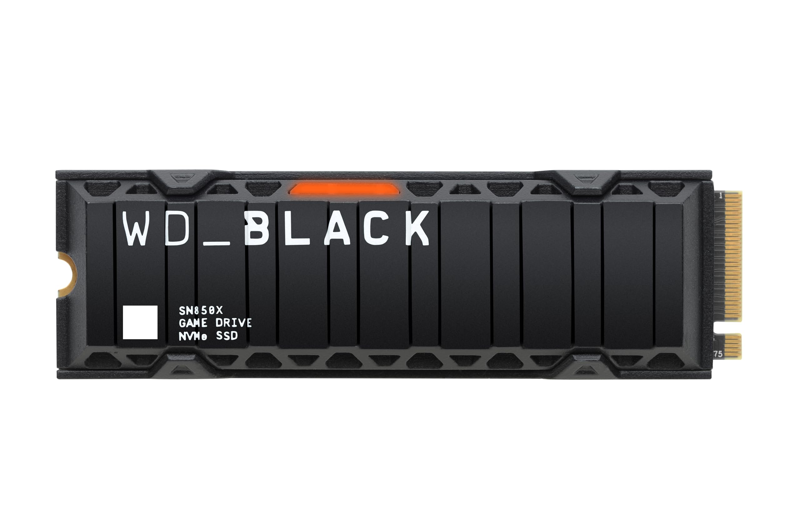 WD_Black 8TB SN850X NVMe Unidad Interna de Estado sólido para Juegos con disipador térmico - Funciona con PlayStation 5, Gen4 PCIe, M.2 2280, hasta 7.200 MB/s - WDS800T2XHE