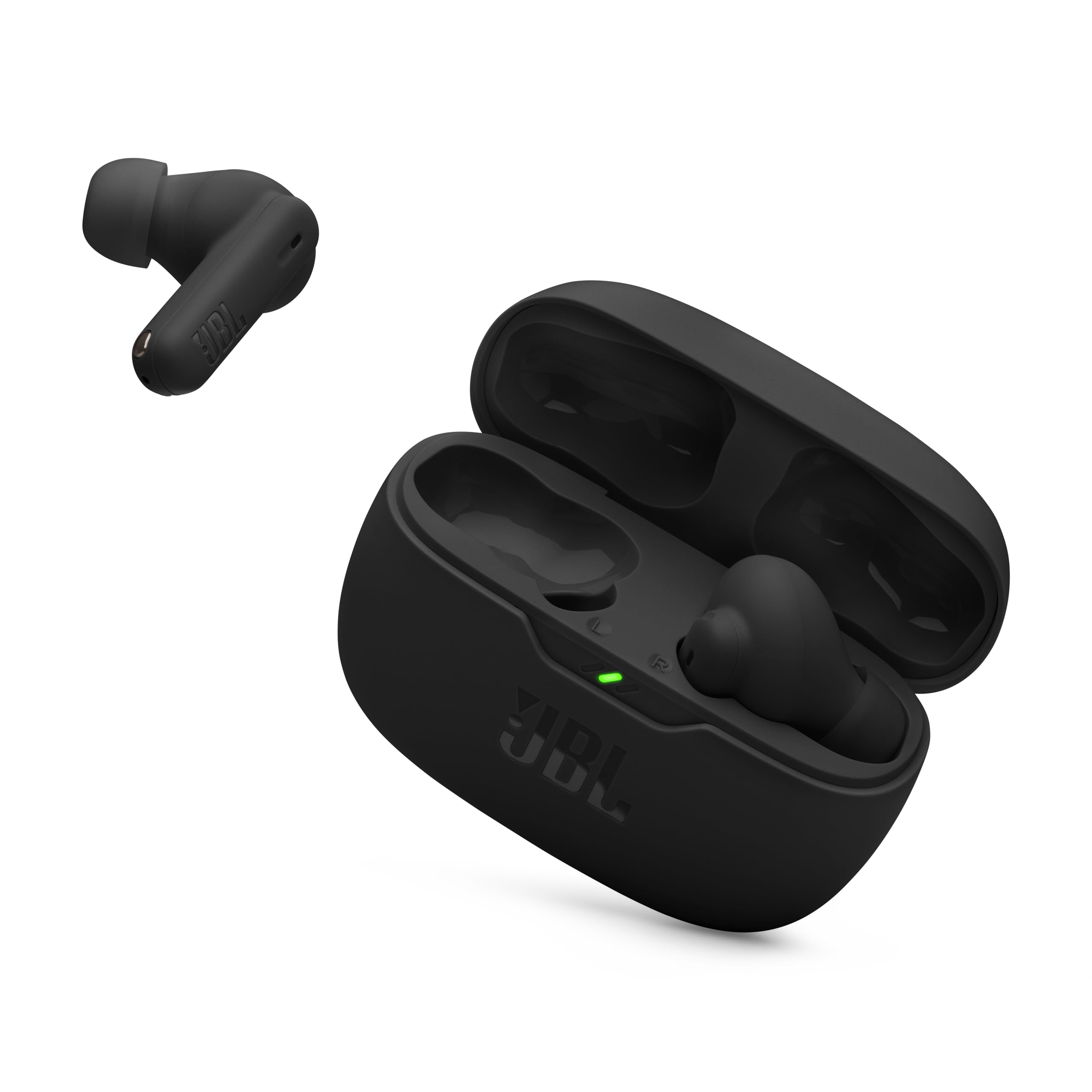 JBL Vibe Beam 2, Auriculares Lifestyle, True Wireless Beam, ANC, 2 Micrófonos Beamforming, IP54 - Negro