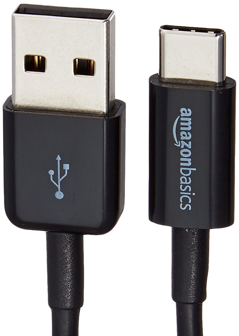 Amazon Basics - Cable de carga rápida USB-C a USB-A 2.0, velocidad de 480 Mbps, certificado USB-IF, para Apple iPhone 16/15, iPad, Samsung Galaxy, tabletas, computadoras portátiles, 3 pies, negro