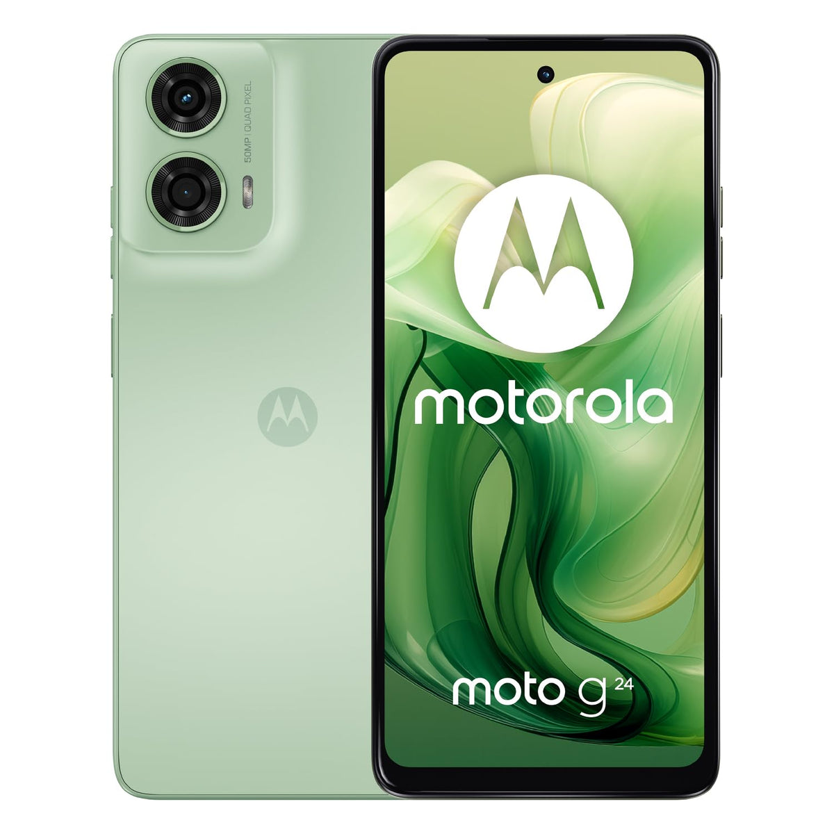 Motorola G24 Verde (4GB RAM/128GB), 50MP, Celular Desbloqueado