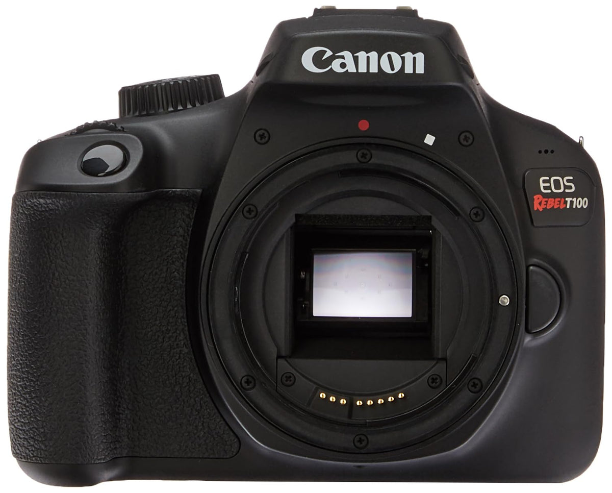 Canon EOS Rebel T100 DSLR Camera w/EF-S 18-55mm f/3.5-5.6 DC Lens (International Model)