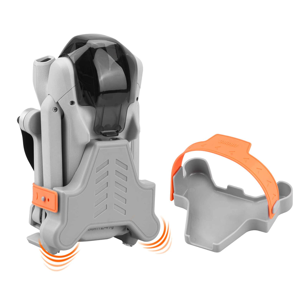 HeiyRC Mini 3 / Mini 3 Pro - Soporte para hélice, Protector de Correa de Apoyo, estabilizador para dji Mini 3 Series RC Drone Accesorios (Naranja)