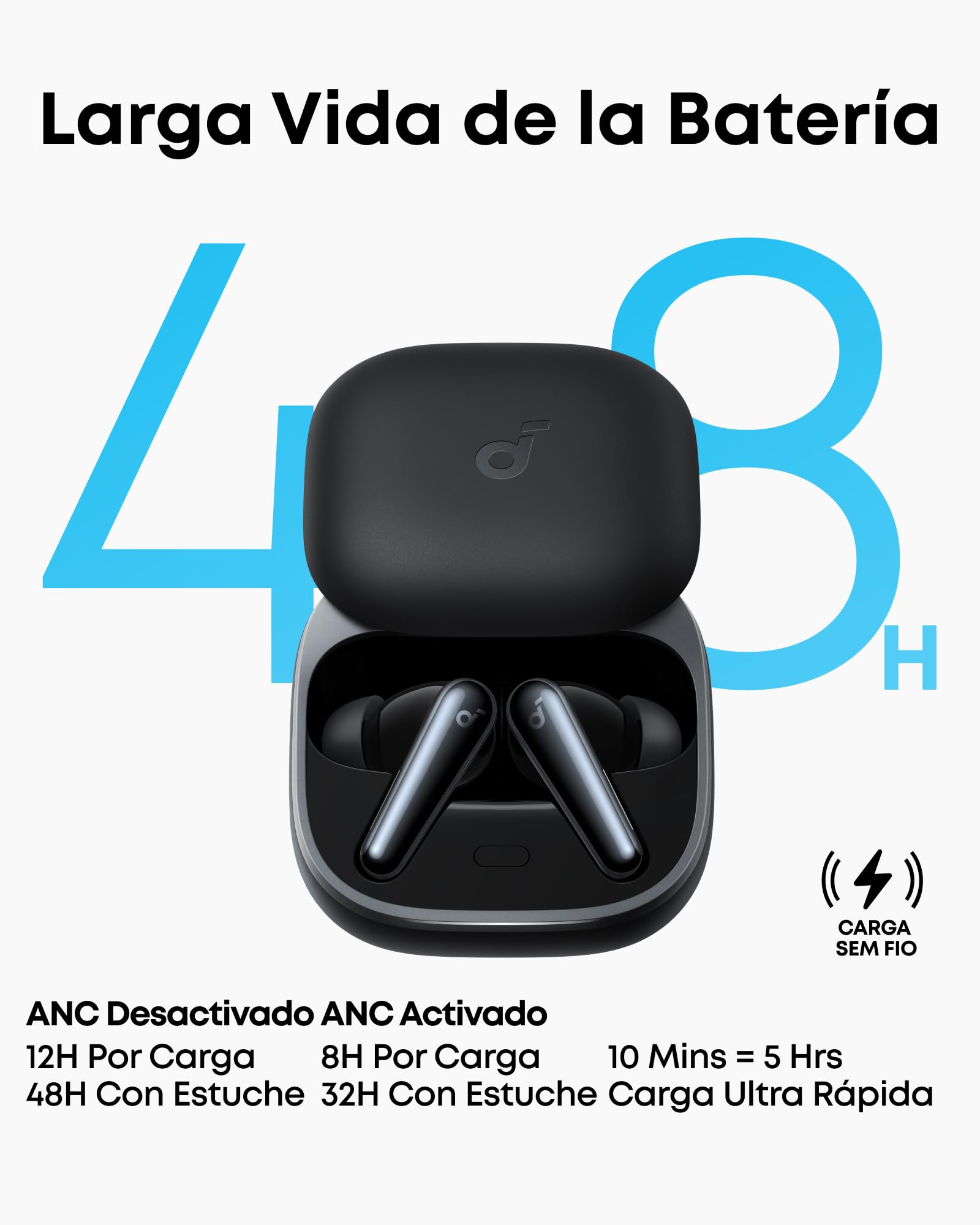 Soundcore by Anker Liberty 5 Audífonos Inalámbricos - Negro