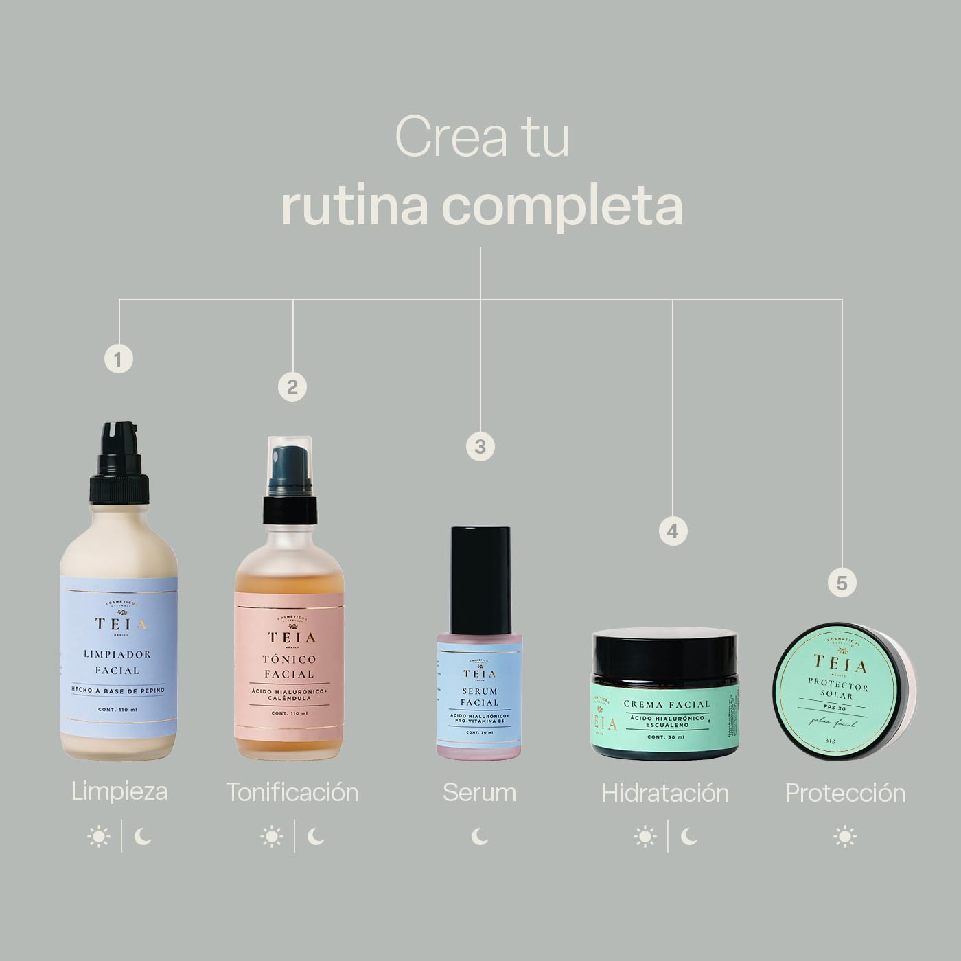 TEIA COSMETICOS Protector facial en polvo FPS30 matificante con color 100% mineral (Medio)