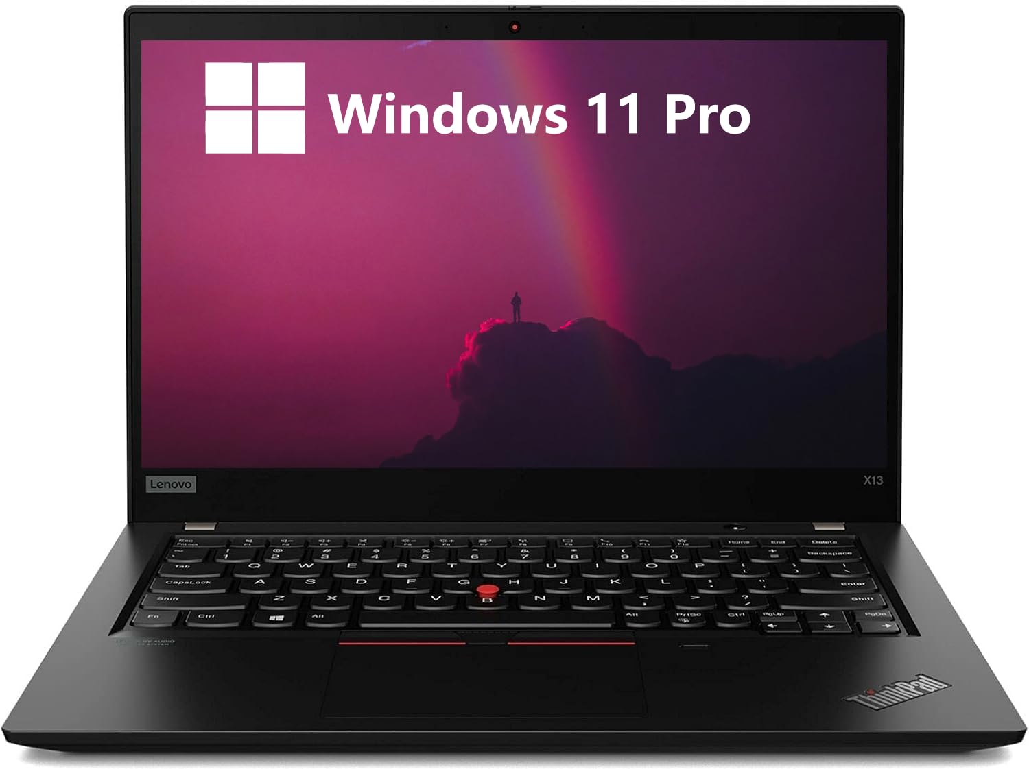 Lenovo ThinkPad X13 G1 Laptop, 13.3" FHD Notebook, AMD Ryzen 5 Pro 4650U, 32GB RAM, 256GB SSD, Windows 11 Pro (reacondicionado)