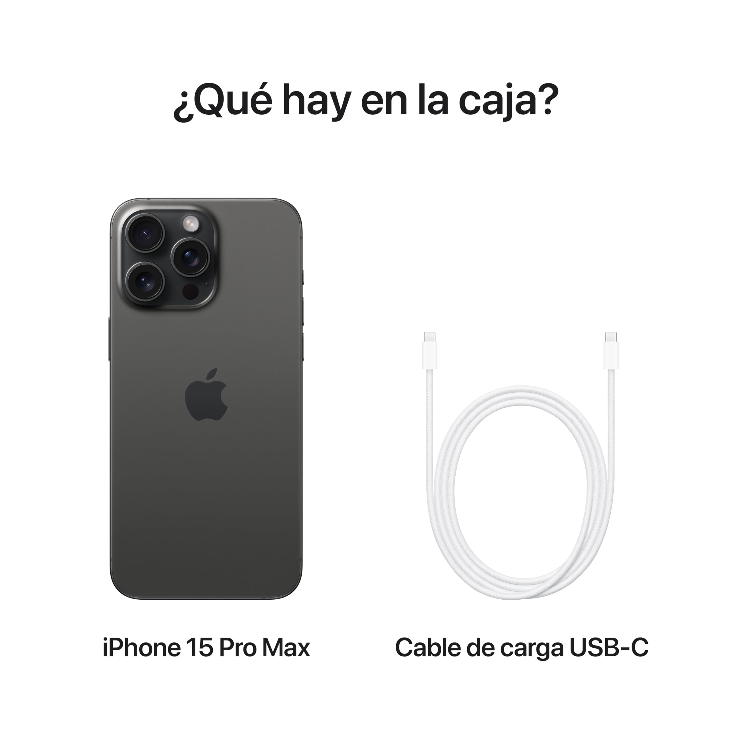 Apple iPhone 15 Pro MAX (256 GB) - Titanio Negro (Reacondicionado)