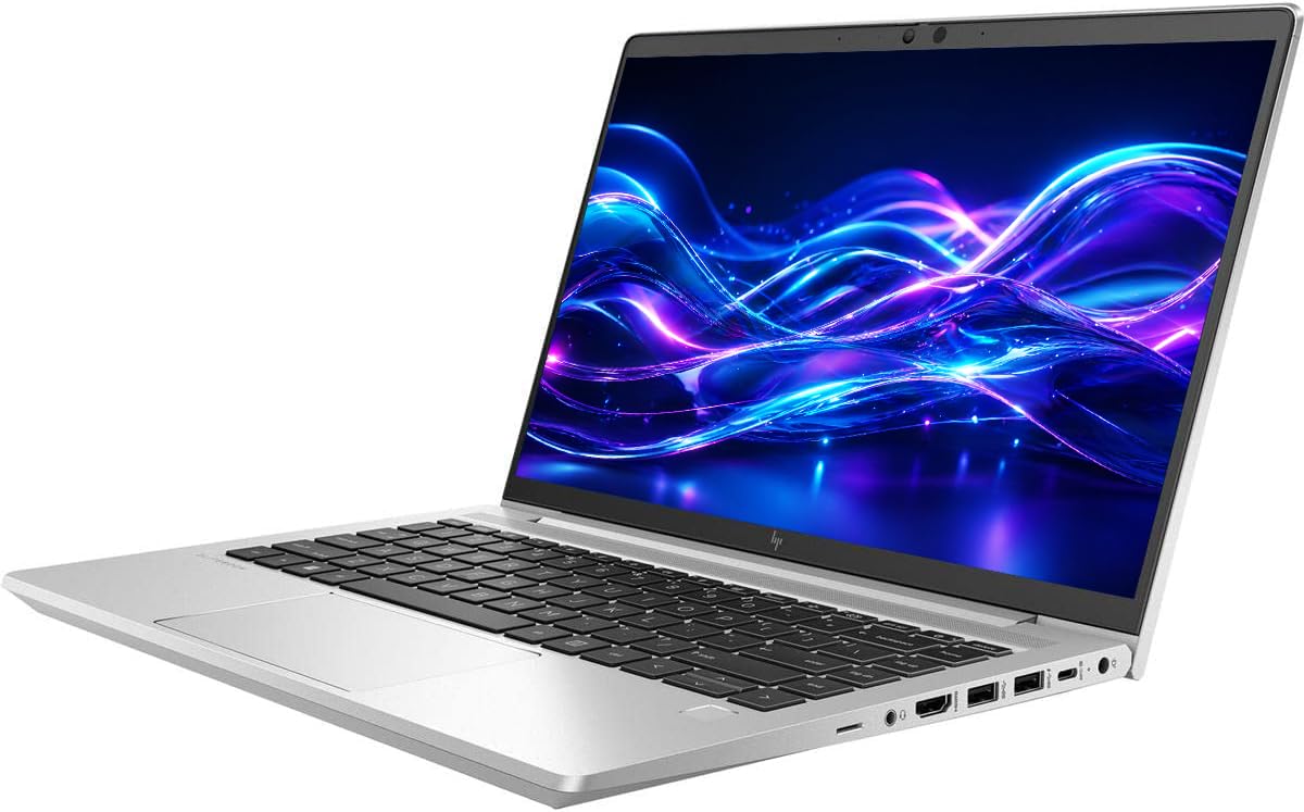 HP EliteBook 645 G9 Portátil de 14 Pulgadas FHD, AMD Ryzen 7 Pro 5875U, 16 GB RAM, 256 GB SSD, Teclado retroiluminado, Windows 11 Pro (Renovado)
