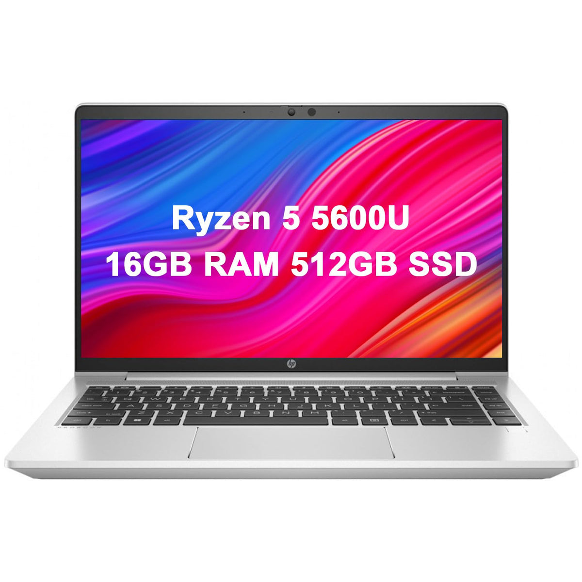 HP ProBook 445G8 14" FHD Laptop Computer, AMD Ryzen 5 5600U, 16GB de RAM DDR4, SSD de 512 GB, Teclado retroiluminado, HDMI, Tipo C, Windows 10 (Reacondicionado)