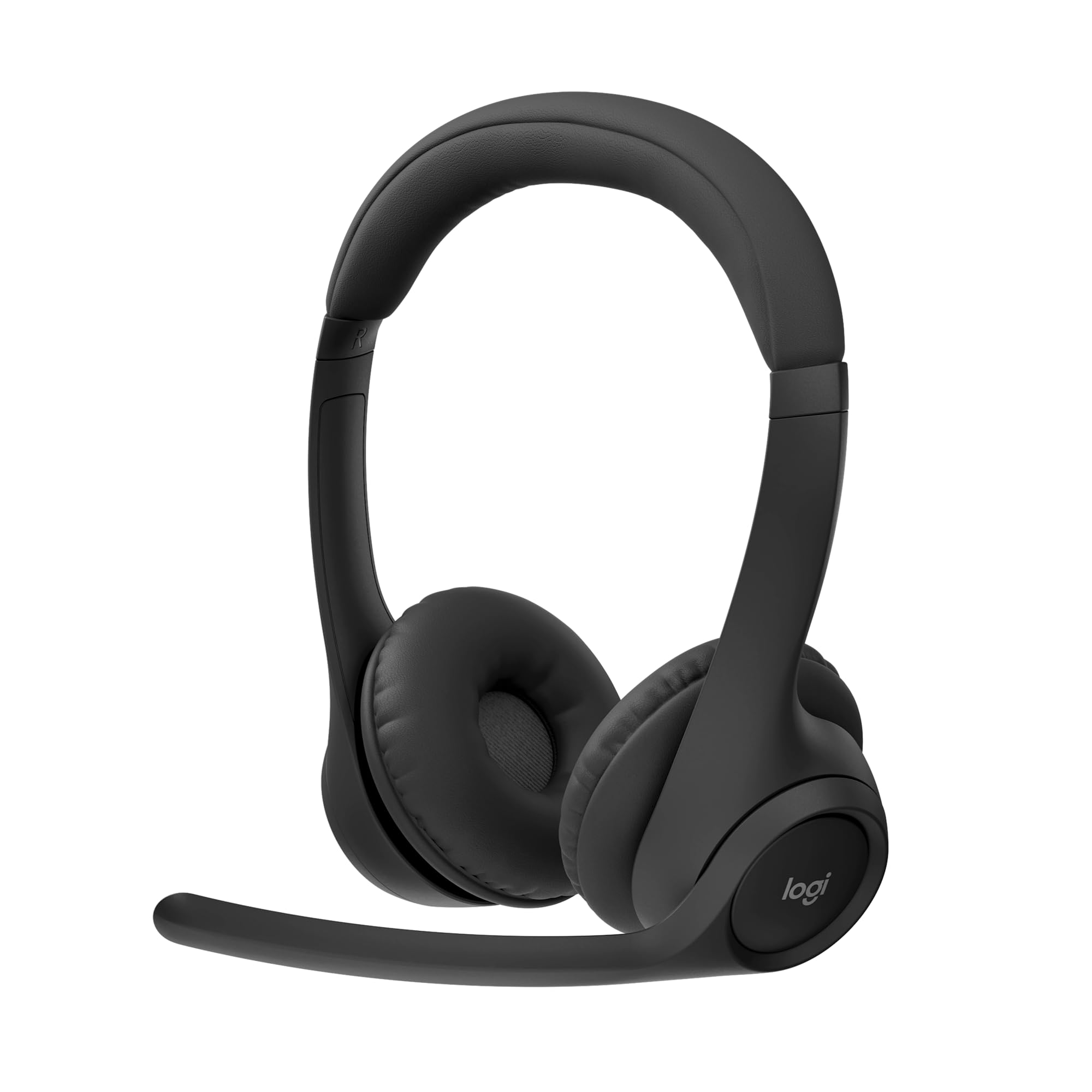 Logitech Zone 300, Auriculares con micrófono Bluetooth inalámbricos con cancelación de Ruido, compatibles con Windows, Mac, Chrome, Linux, iOS, iPadOS, Android – Negro