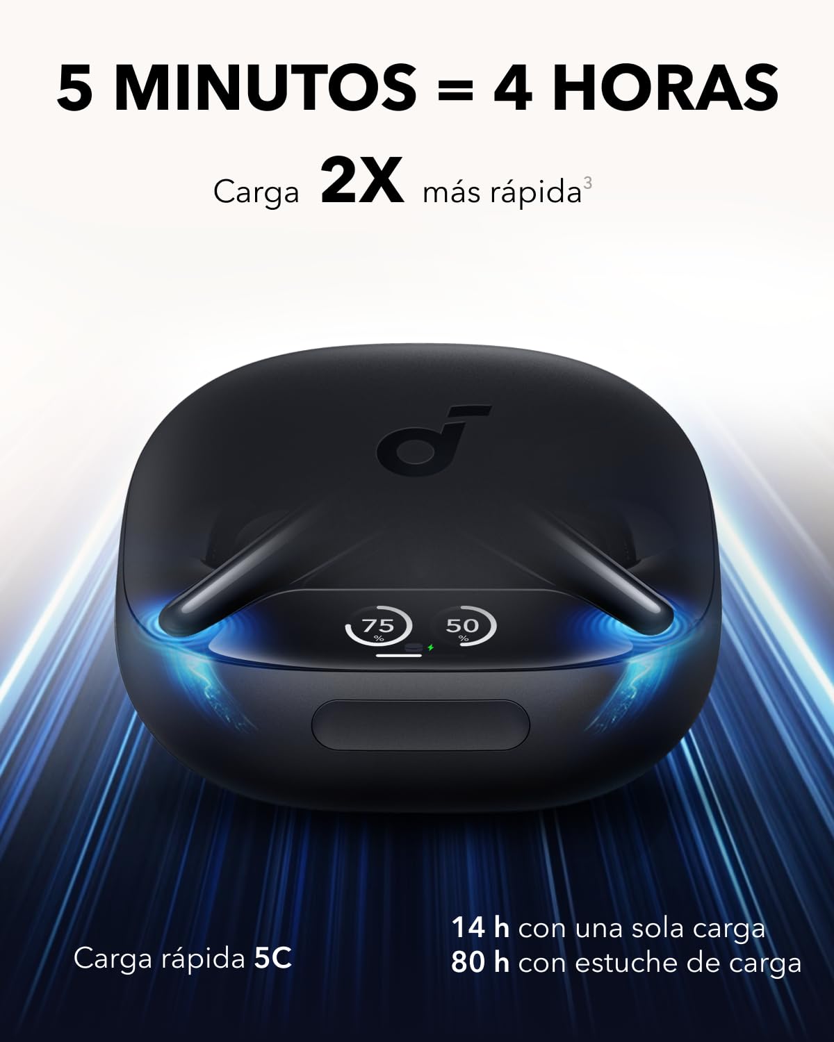 Soundcore by Anker Liberty 4 Pro Audífonos Inalámbricos - Negro