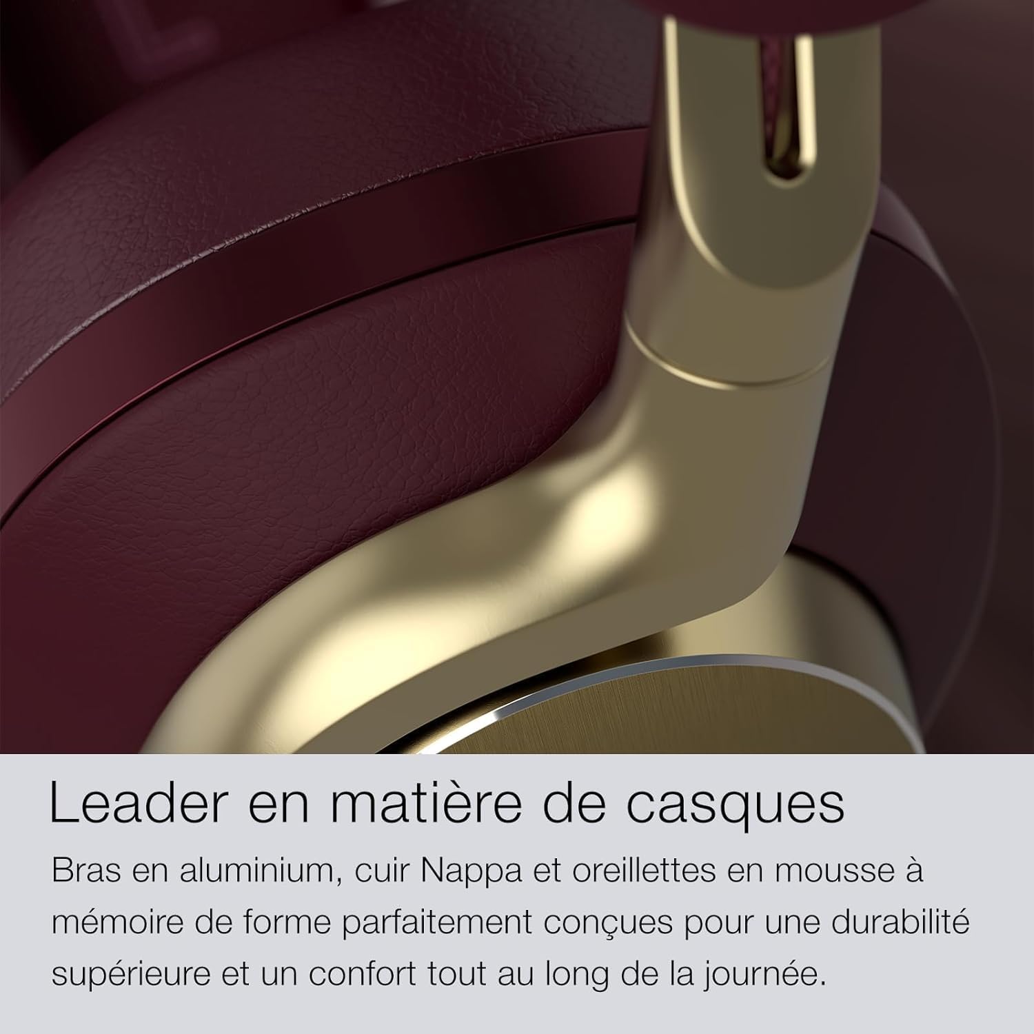 Bowers & Wilkins Px8 Audífonos inalámbricos circumaurales, cancelación Activa Avanzada de Ruido, Materiales de Lujo, duración de batería de 30 Horas, Carga rápida de 15 Minutos, Color Vino Tinto
