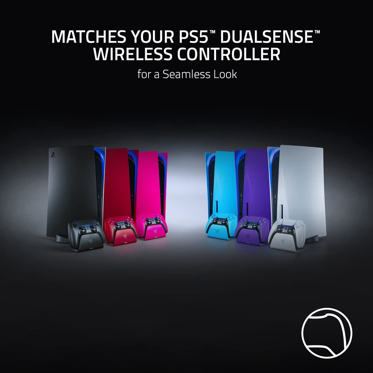 Razer Quick Charging Stand for PS5 Controllers Blue (Reacondicionado)