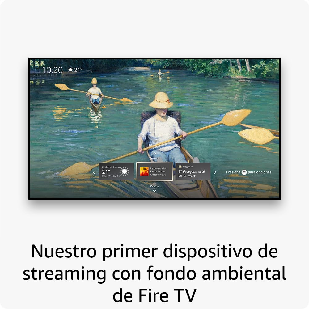 Amazon Fire TV Stick 4K Max (modelo más reciente), compatible con Wi-Fi 6E, fondo ambiental